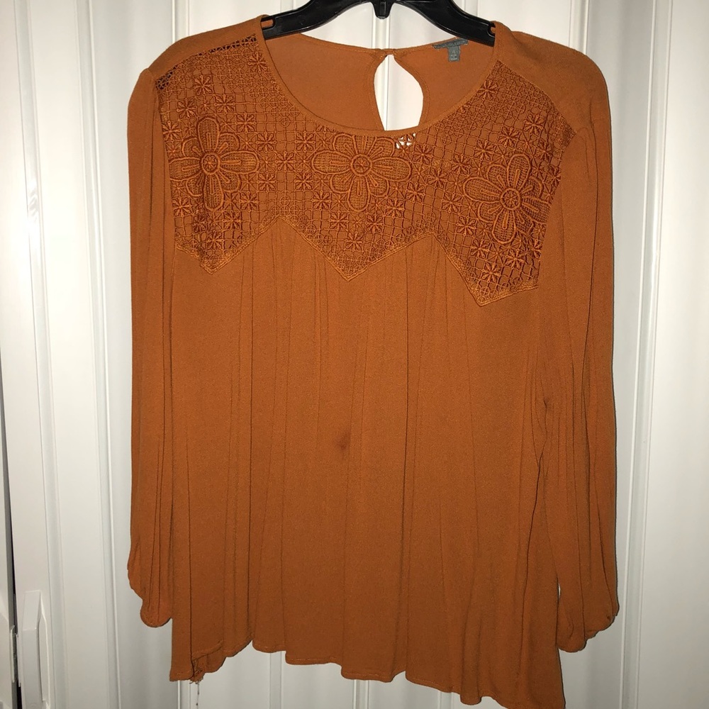 Orange Charlotte Russe Long Sleeve -Fits like an L